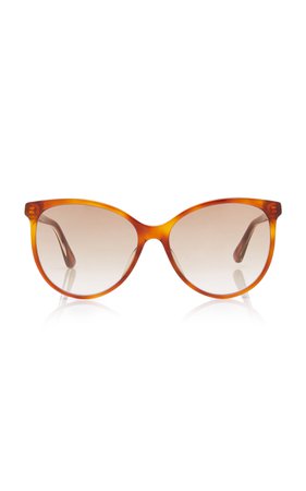 Gucci Sunglasses Web Acetate Cat-Eye Sunglasses