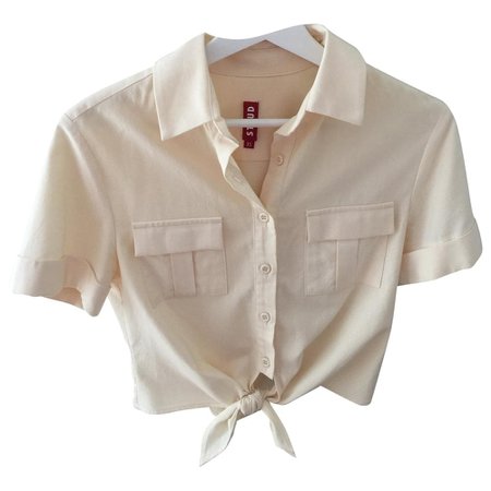 Shirt Staud Beige size XS International in Cotton - 6936753