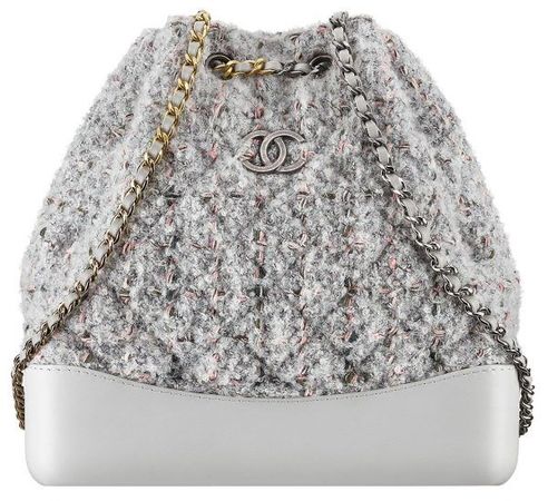 chanel gabrielle backpack tweed - Google Search