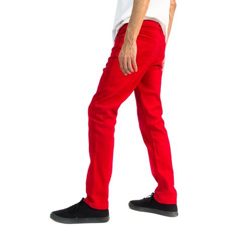Altatac - Alta Designer Fashion Mens Slim Fit Skinny Denim Jeans - Red - Size 32 - Walmart.com - Walmart.com