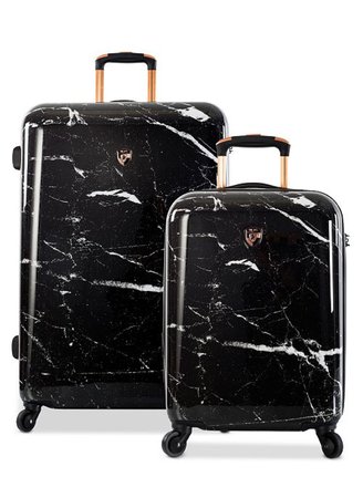 marble suitcases