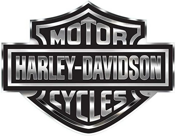 Amazon.com: Harley-Davidson Bar & Shield Logo Decal, X-Large 30 x 40 in, Gray & Black CG4330: Harley-Davidson: Automotive