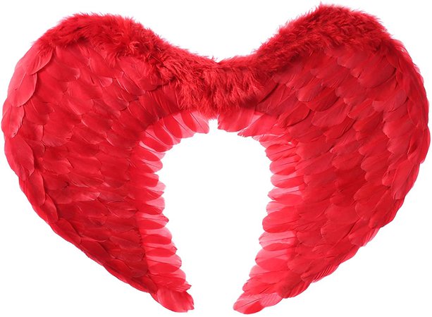 Amazon.com: Red Wings Cosplay Feather Angel Wings, Red Angel Wings for Cosplay Party Costumes for Girls Women, Fancy Dress Photo Props for Chirstmas Valentines Halloween Birthday Decoration : Clothing, Shoes & Jewelry
