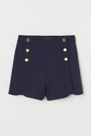 Shorts - Navy blue - Ladies | H&M