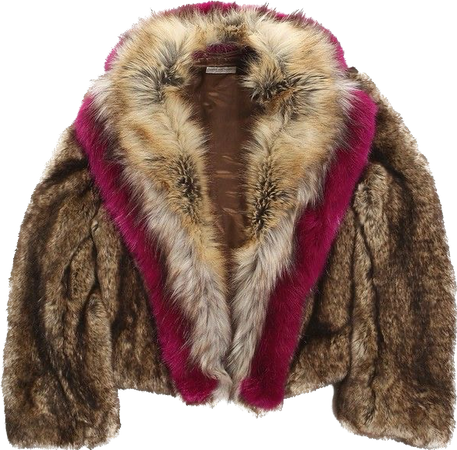 dries van noten rimbald-bis faux fur jacket