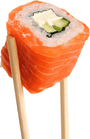 Salmon Roll Sushi On Sticks transparent PNG - StickPNG