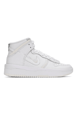 NIKE White Dunk High Up Sneakers