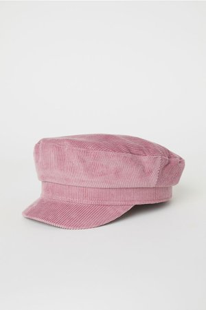 Captain's Cap - Vintage pink/corduroy - Ladies | H&M US | Captain cap, Pink accessories, Cute hats |  uploader: 16_22