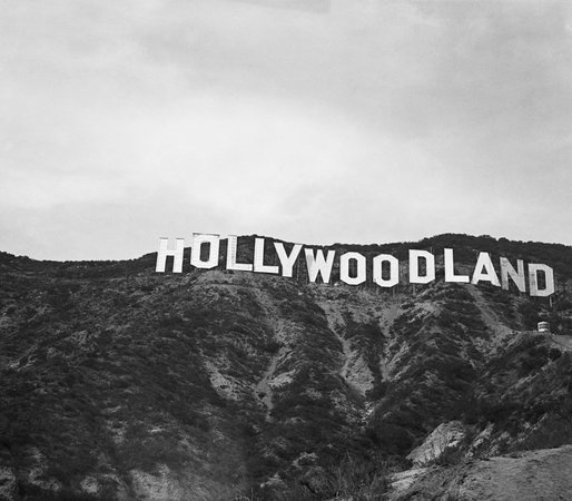 hollywoodland sign framed photo - Google Search