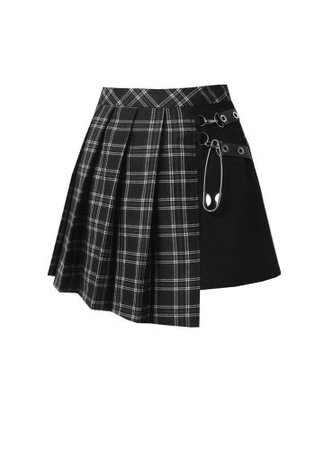 Dark In Love Alternative Leah Tartan Mini Skirt