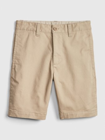 Kids Uniform Khaki Shorts with Gap Shield | Gap