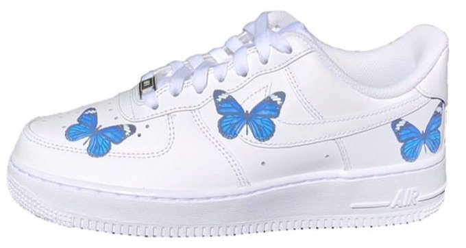 Nike Air force 1 butterfly- Sambcreations