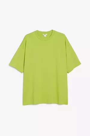 Oversized tee - Lime green - Tops - Monki WW