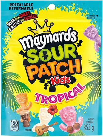 Maynards Sour Patch Kids Tropical Candy, 355 Grams : Amazon.ca: Everything Else