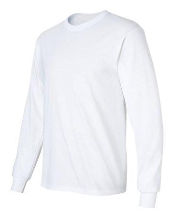 white long-sleeved shirt