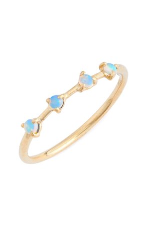 Wwake Counting Collection Four-Step Opal Ring | Nordstrom