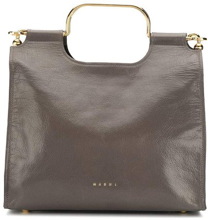 gold-tone detail tote
