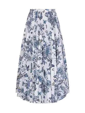 Shop Dior Mid-Length Pleated Skirt | Saks Fifth Avenue