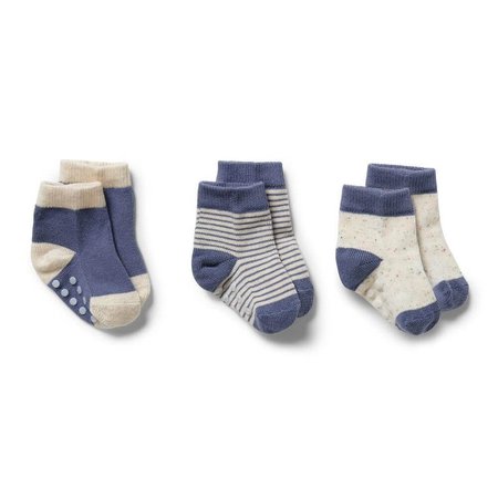 Wilson & Frenchy Essentials Socks 3pk | Baby Village