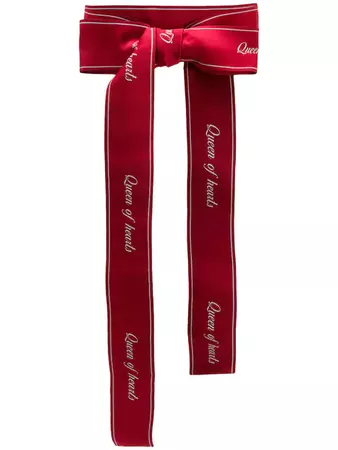 Dolce & Gabbana Queen Of Hearts Printed Belt - Farfetch