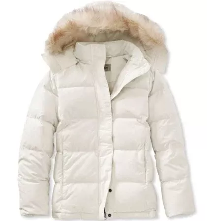 Women's Ultrawarm Down Winter Jacket White Small | L.L.Bean