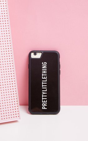 Plt Black Logo Iphone Case 8 | Accessories | PrettyLittleThing