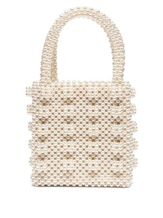 Antonia faux-pearl embellished bag | Shrimps | MATCHESFASHION.COM
