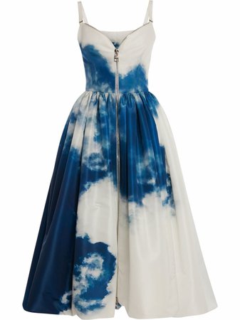 Alexander McQueen sky-print Dress - Farfetch