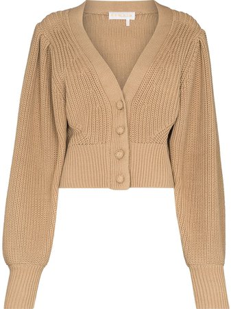 Shop REMAIN Magla cropped cardigan with Express Delivery - FARFETCH
