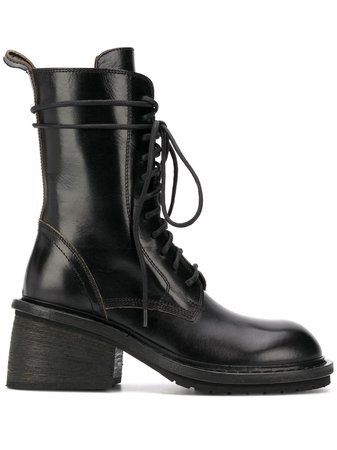 Ann Demeulemeester Chunky Lace-Up Boots Ss20 | Farfetch.com
