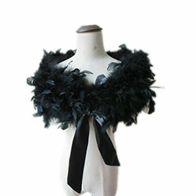 Women Real Ostrich Feather Fur Shawls Winter Warm Cape Bride Wedding Party Wraps | eBay