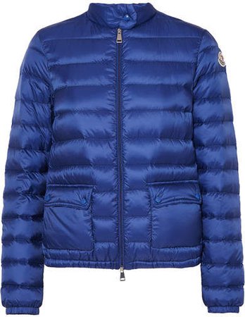 Quilted Shell Down Jacket - Blue