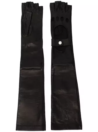 Manokhi long-length fingerless gloves