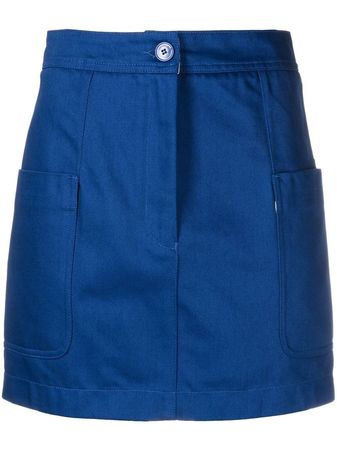 Emporio Armani Cotton Mini Skirt - Farfetch