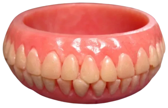 freetoedit teeth dentures bracelet sticker by @pastelstegosaurus