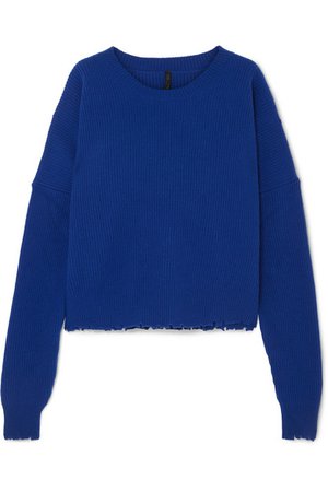 Unravel Project | Distressed wool and cashmere-blend sweater | NET-A-PORTER.COM