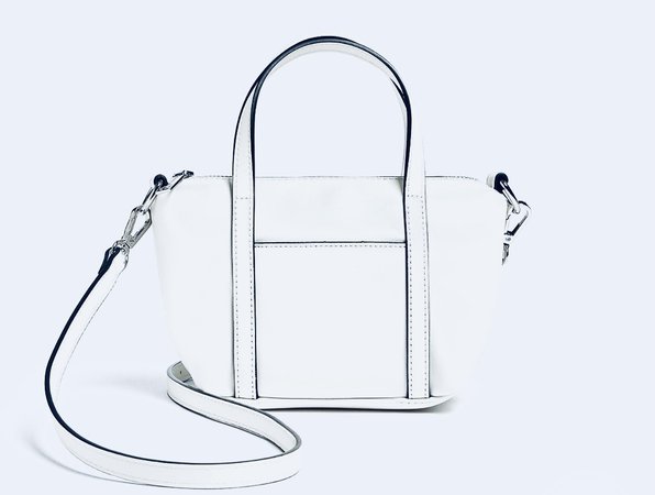 Handbag Pull&Bear White