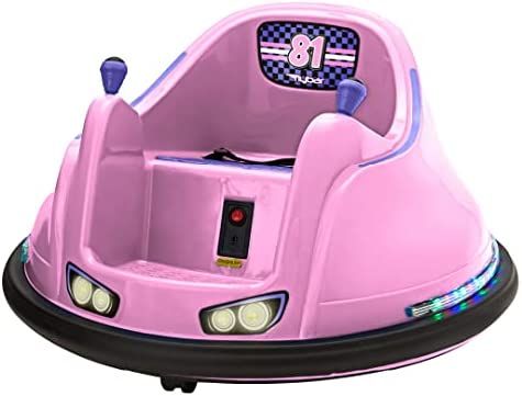Amazon.com: Flybar Electric Ride On Bumper Car Vehicle for Kids and Toddlers, Baby Bumper Car for Kids Ages 1.5 - 4 Years, LED Lights, 360 Degree Spin, Supports up to 66 pounds : Everything Else
