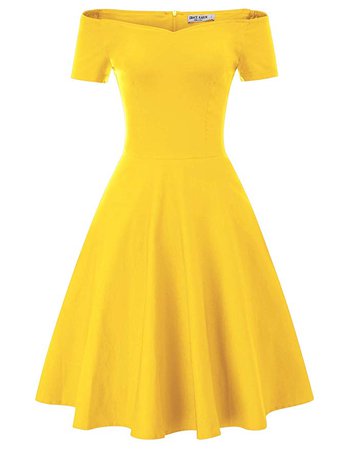 Yellow dress-amazon