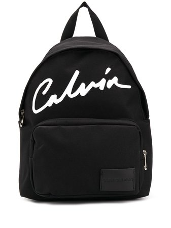 Calvin Klein Signature-Print Backpack Ss20 | Farfetch.com
