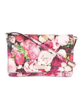 Kate Spade New York Floral Leather Crossbody Bag - Pink Crossbody Bags, Handbags - WKA253054 | The RealReal