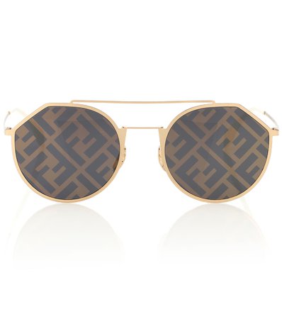 Eyeline Logo Sunglasses - Fendi | Mytheresa