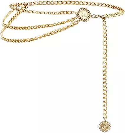 Amazon.com: Women Waist Chain Belt Long Tassel Waistbands Hip Jewelry Body Chain Metal Link for Women Girls (Gold) : Clothing, Shoes & Jewelry