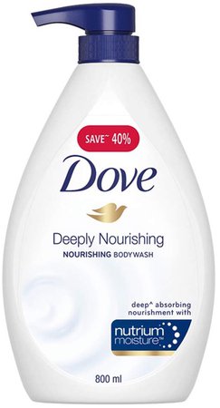 dove nourishing body wash