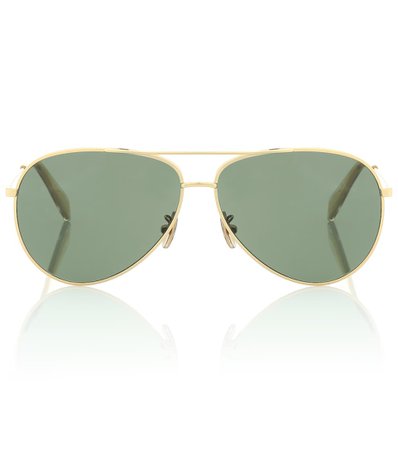 Aviator Sunglasses With Leather Pouch | Celine Eyewear - Mytheresa