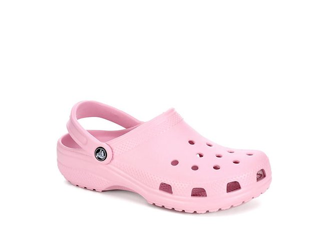 light pink crocs