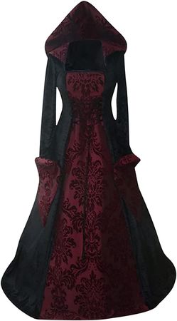 Amazon.com: Womens Renaissance Medieval Dress with Corset Lace Up Halloween Plus Size Vintage Irish Costume Gown Princess Dress : Clothing, Shoes & Jewelry