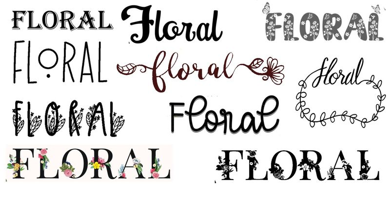 Floral Words
