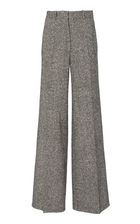 Wool-Tweed Wide-Leg Pants by Victoria Beckham | Moda Operandi