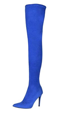 cobalt blue boots